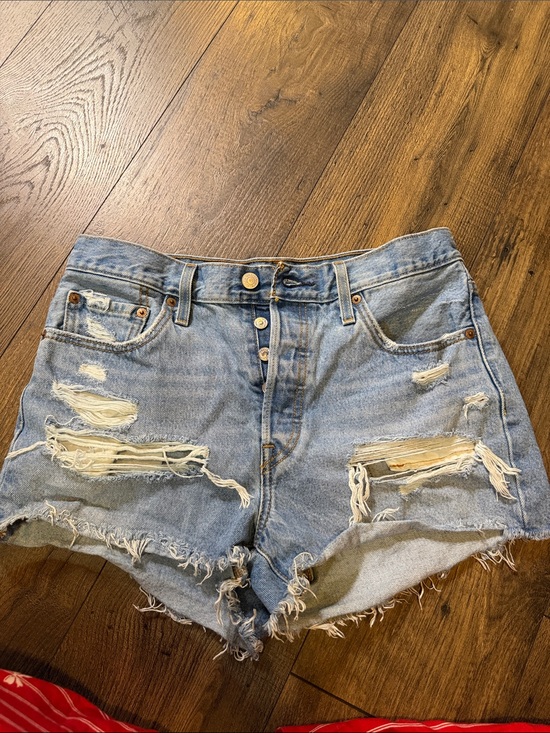 Levi's Pants - Levi’s Jeans Distressed Denim Shorts Women's 29